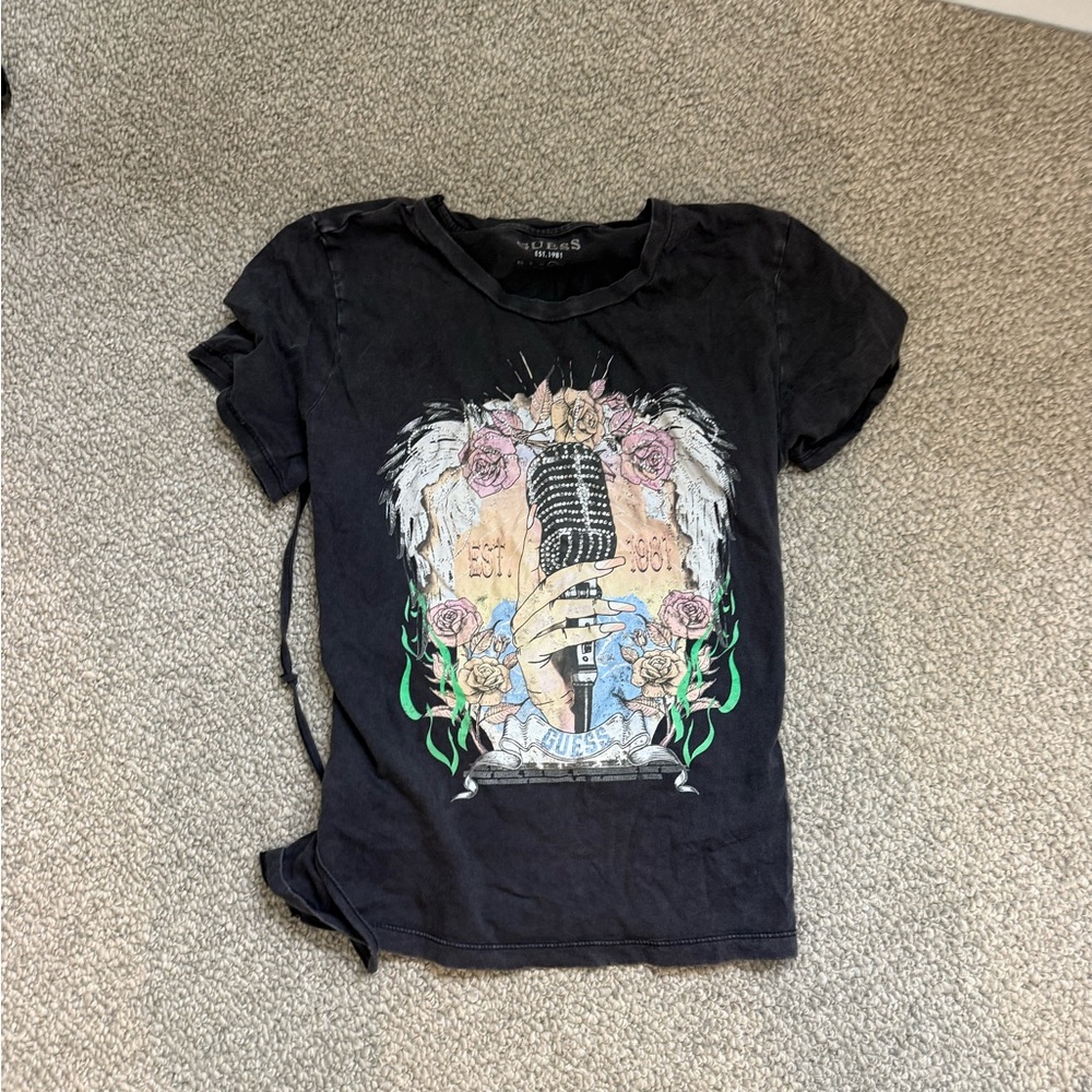 Guess Charcoal Gray T-Shirt